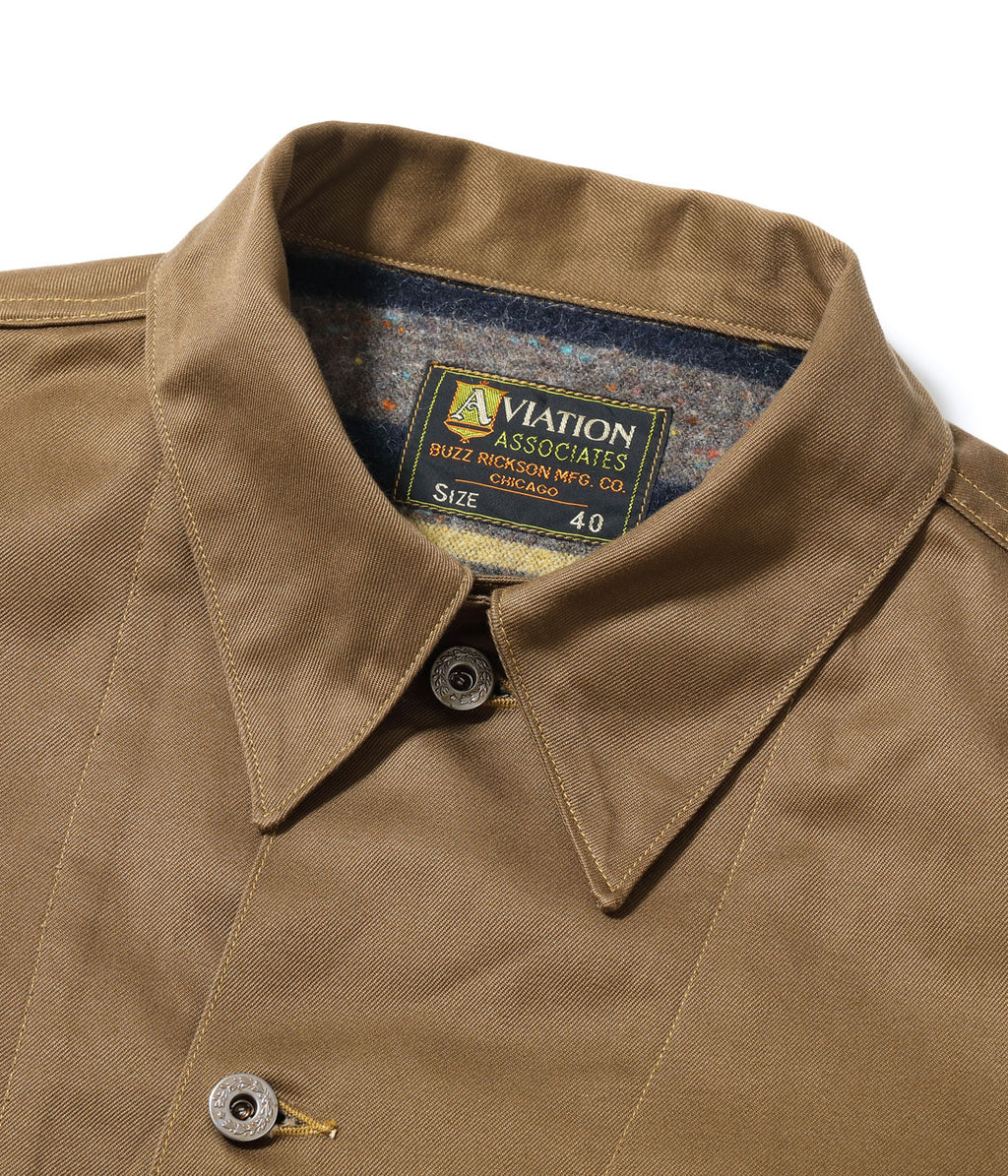 AVIATION ASSOCIATES ARMY WORKING JACKET TROY BLANKET LINED