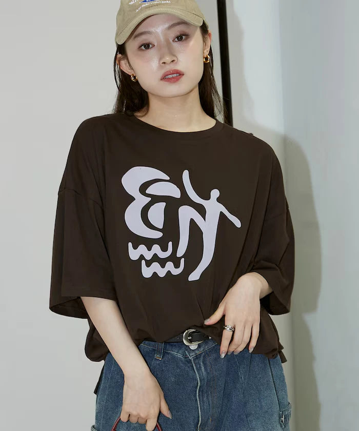 Flocky Nuance Art Big T-Shirt Limited Release