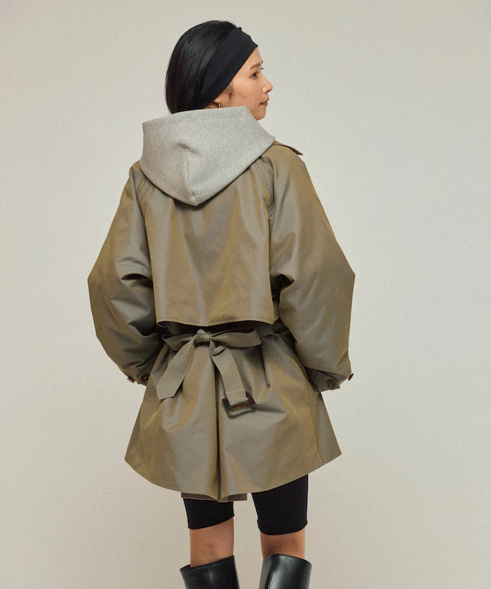 T/C Chambray Short Trench Coat