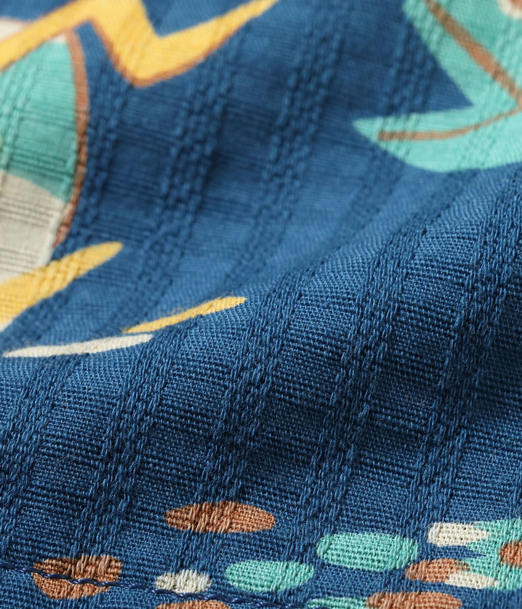 Dobby Cotton Shorts "Ocean Activities" by Ryohei Yanagihara with Mookie