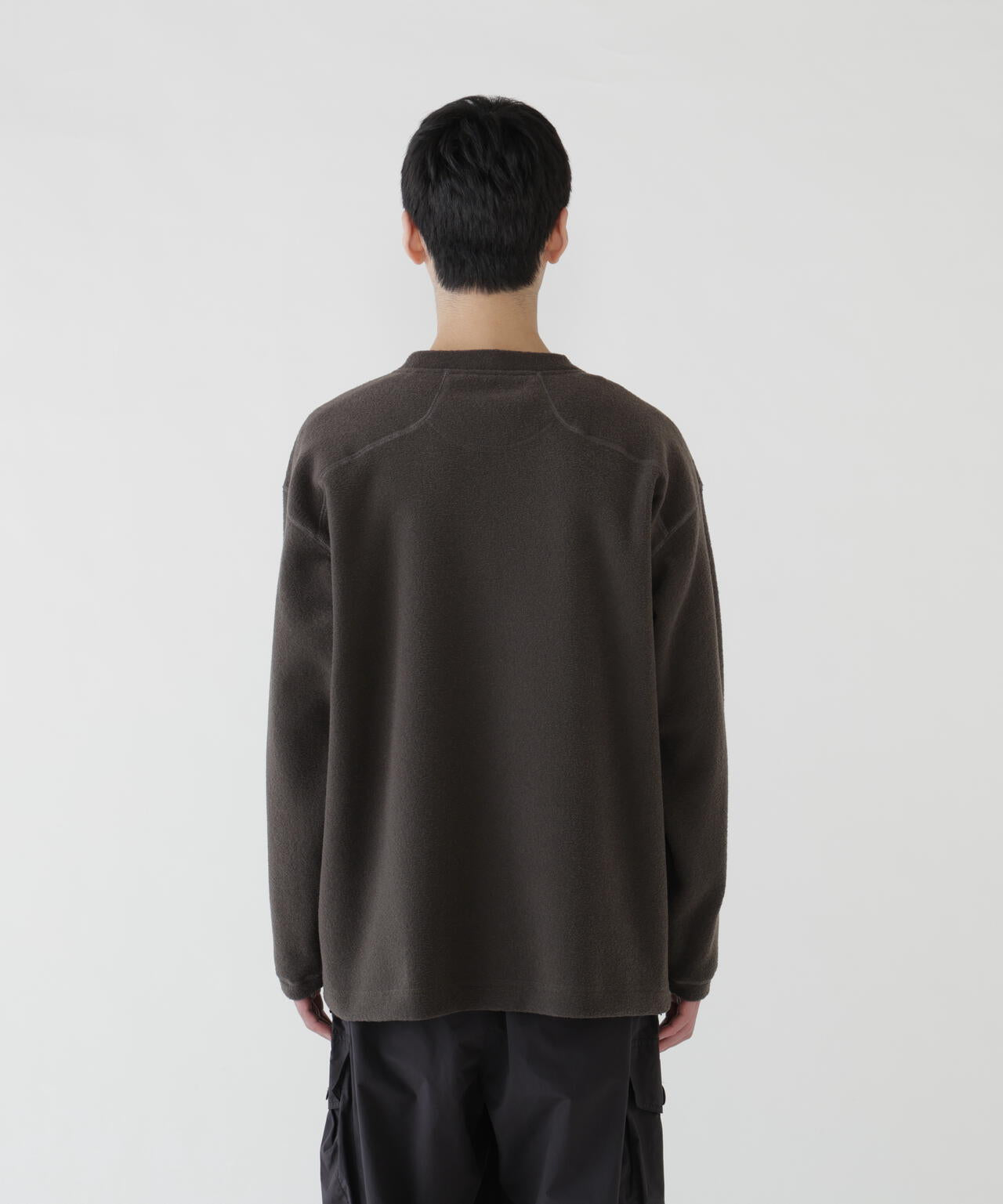 PE warm pile crew neck