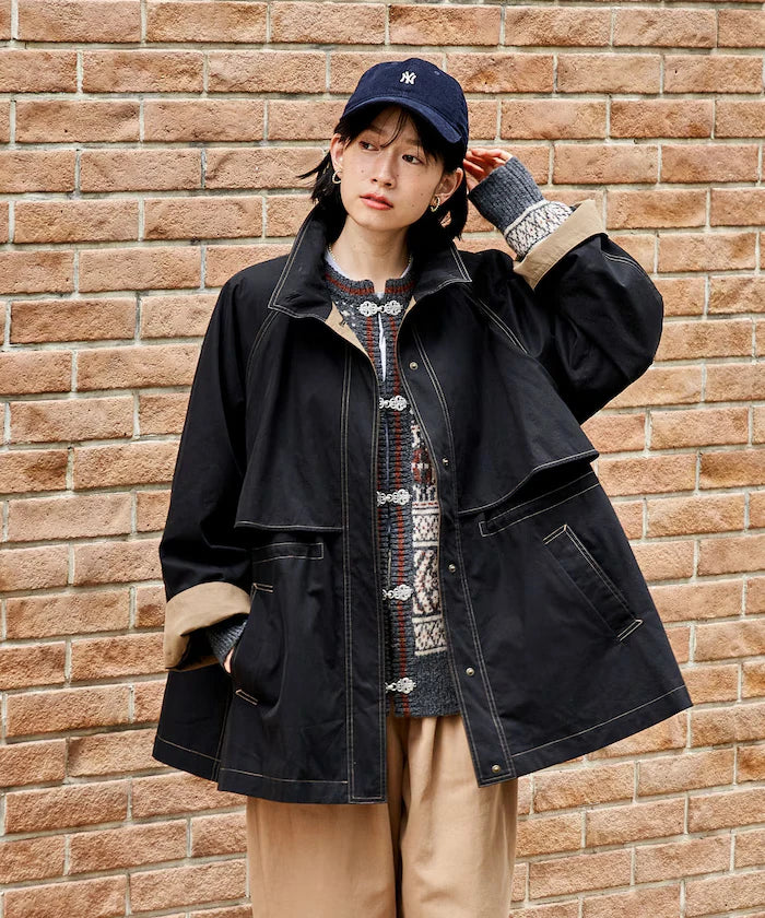 Multiway Boa Vest Coat