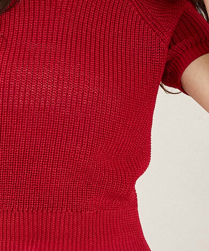Compact Summer Knit with Purl Stitch - Limited Expansion