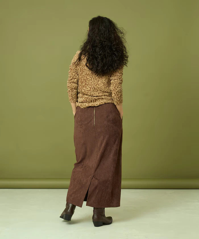 Mesh Velour Top