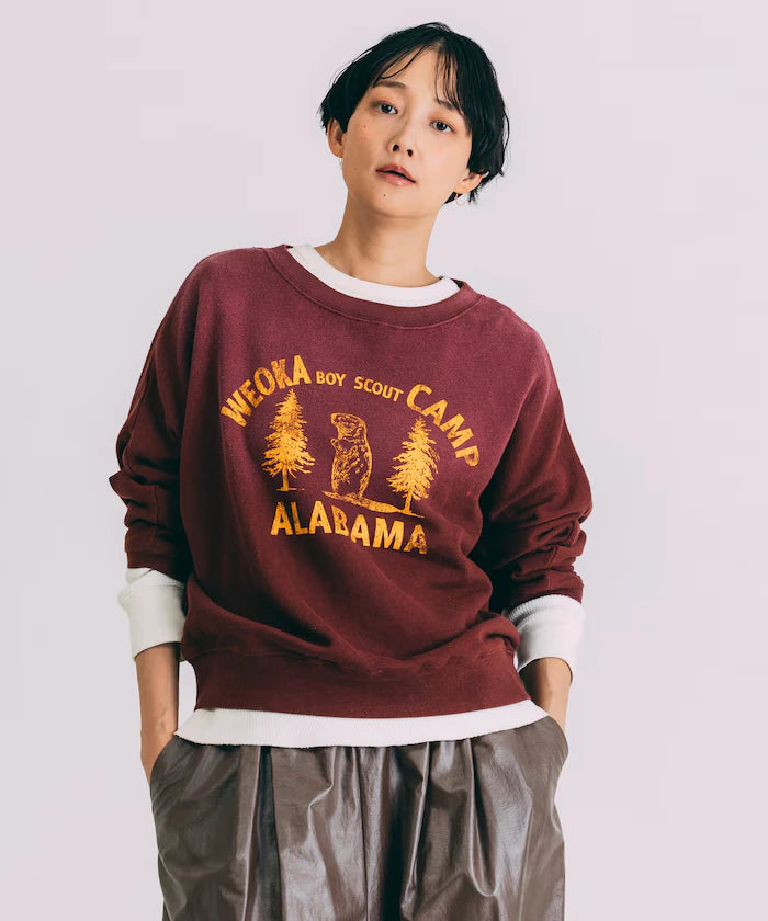 Fade Print Dolman Sweat