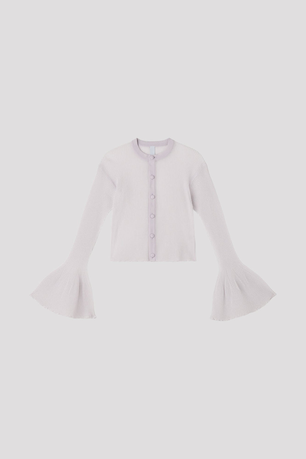 HYPHA LUCENT GLITTER BELL SLEEVE CARDIGAN