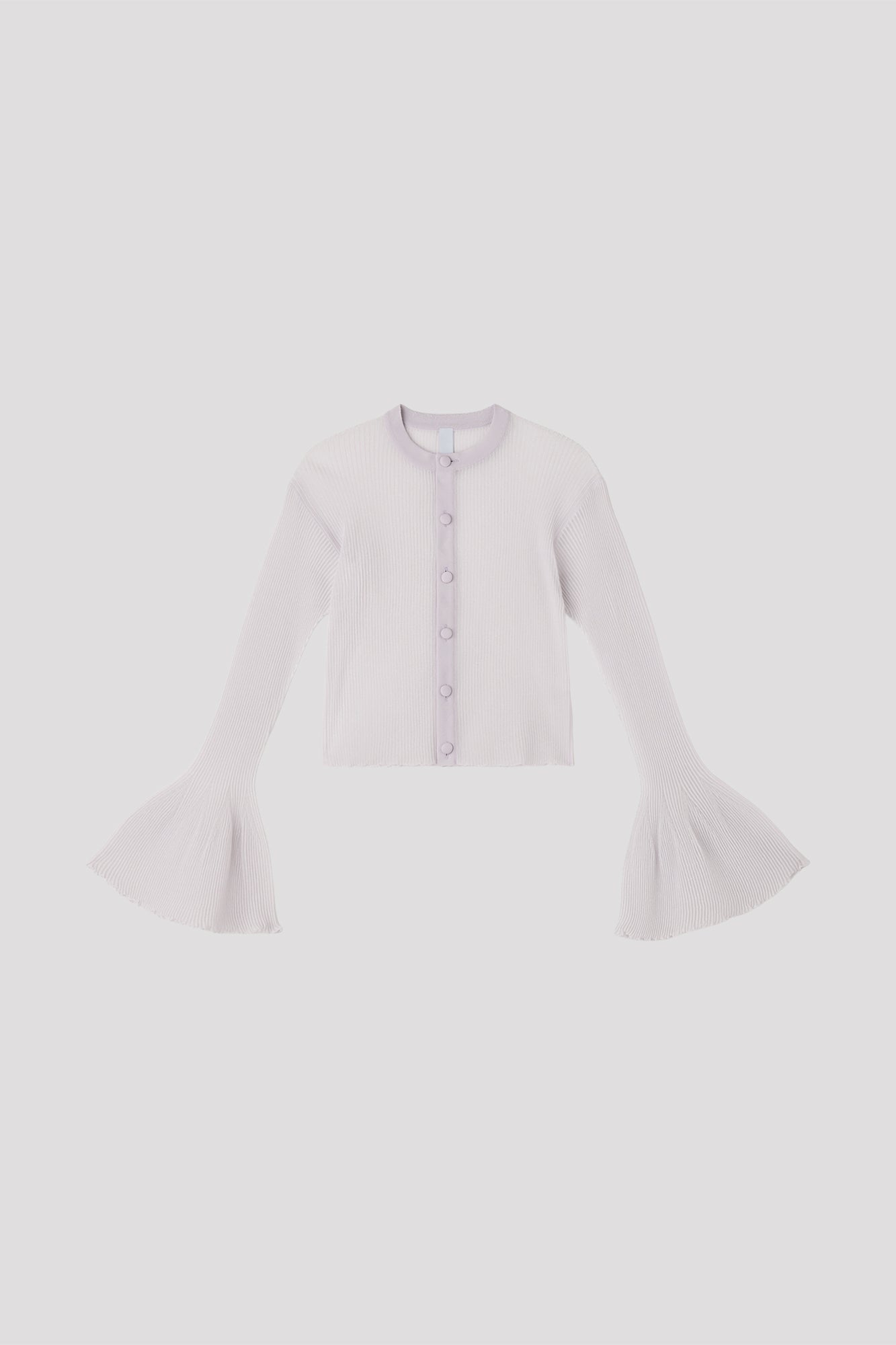 HYPHA LUCENT GLITTER BELL SLEEVE CARDIGAN