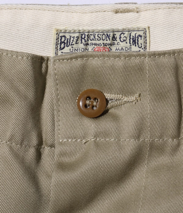 BUZZ RICKSON’S ORIGINAL SPEC. CHINOS (ONE WASH)