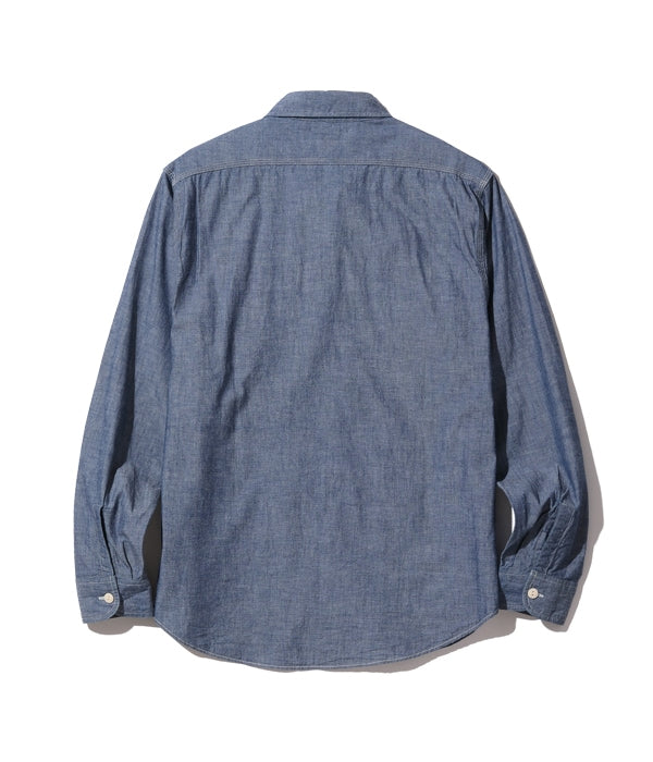 Blue Chambray Work Shirt (Long Sleeve)