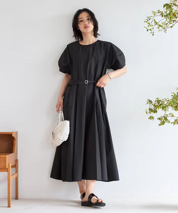 Balloon Sleeve 2WAY Dress / 5 Minute Sleeve