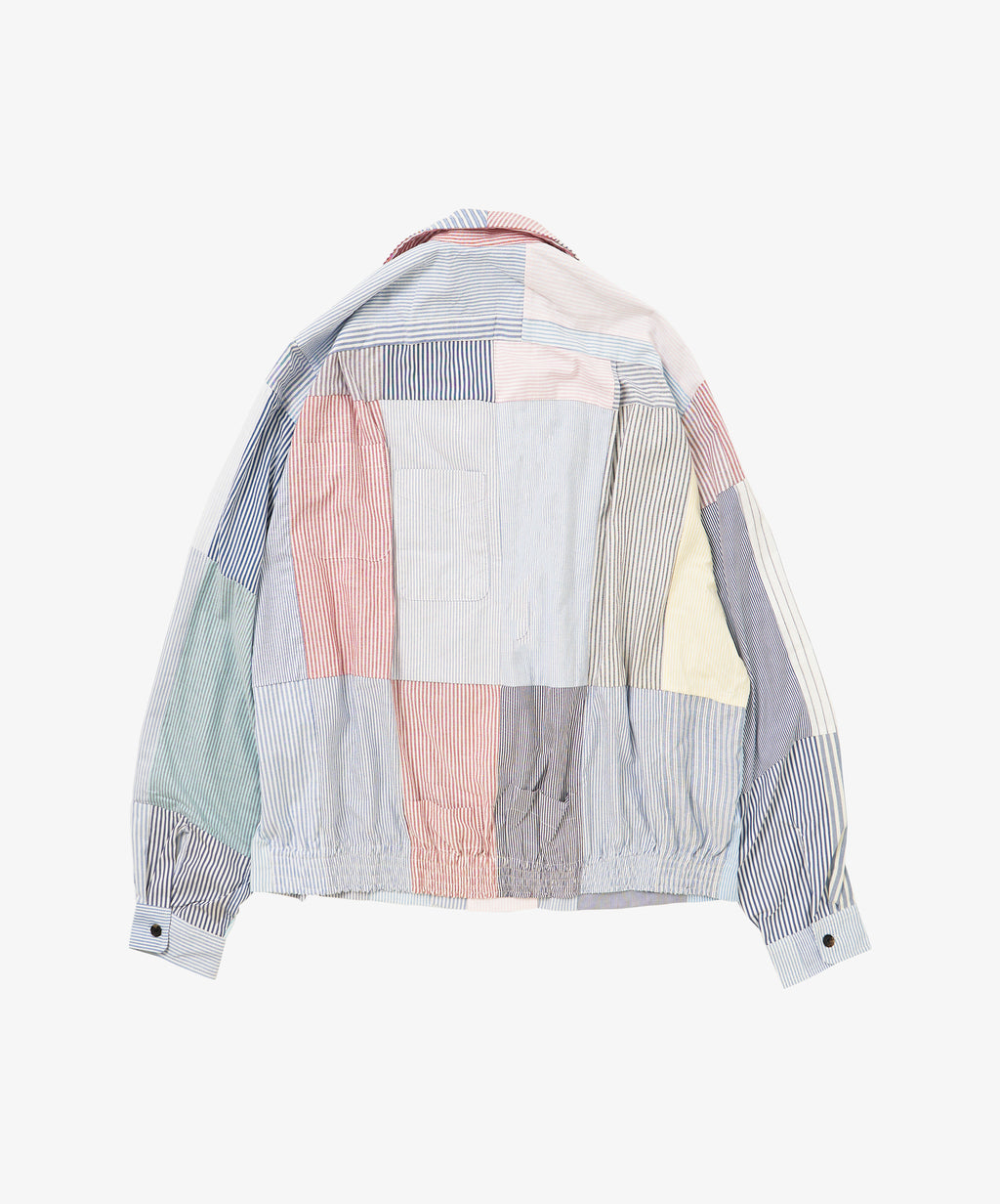 rib blouson oxford stripe eleven