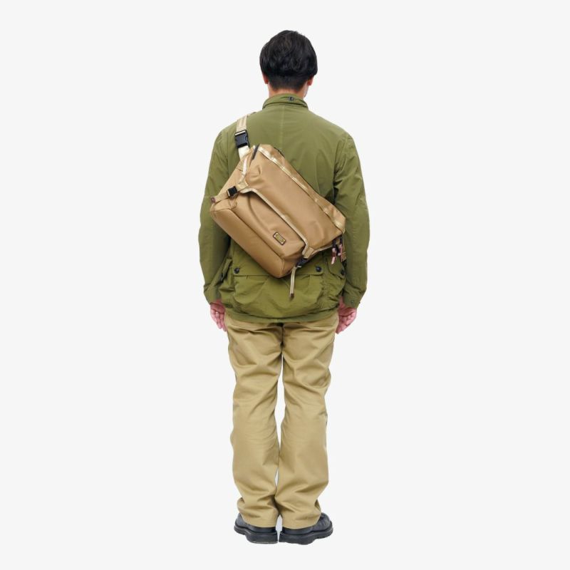 CORDURA DOBBY 305D MESSENGER BAG/KHAKI