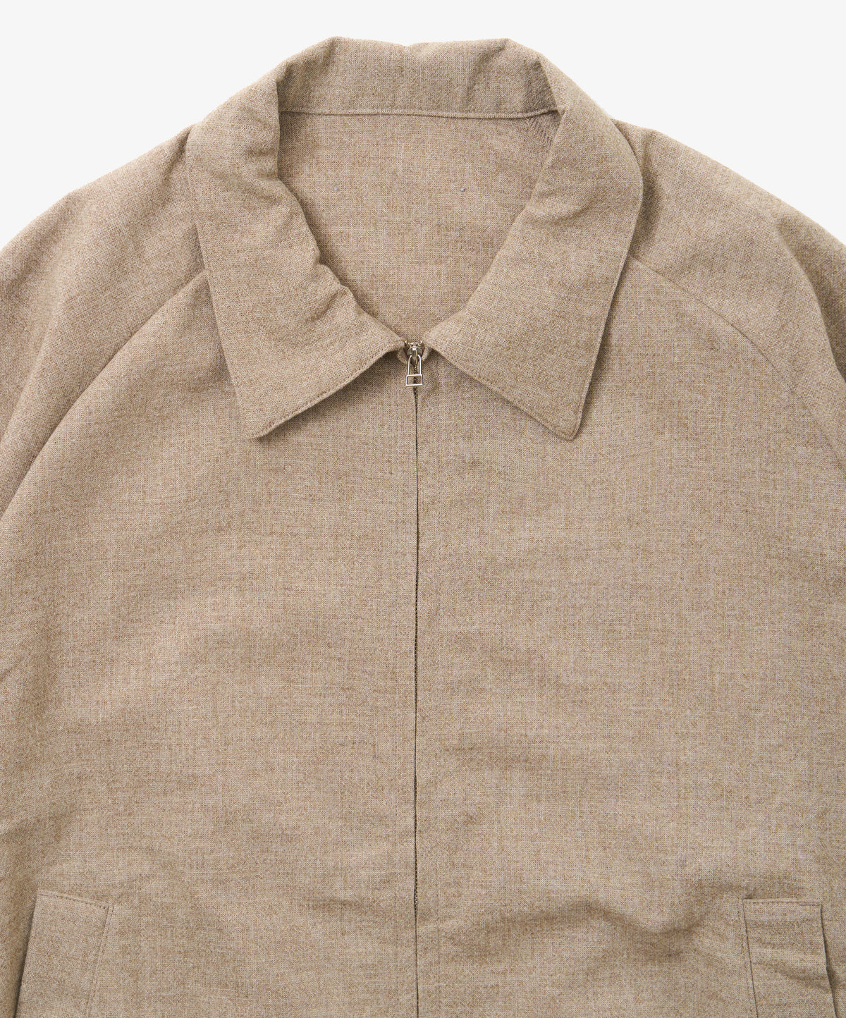 zip up blouson deadstock moon beige one
