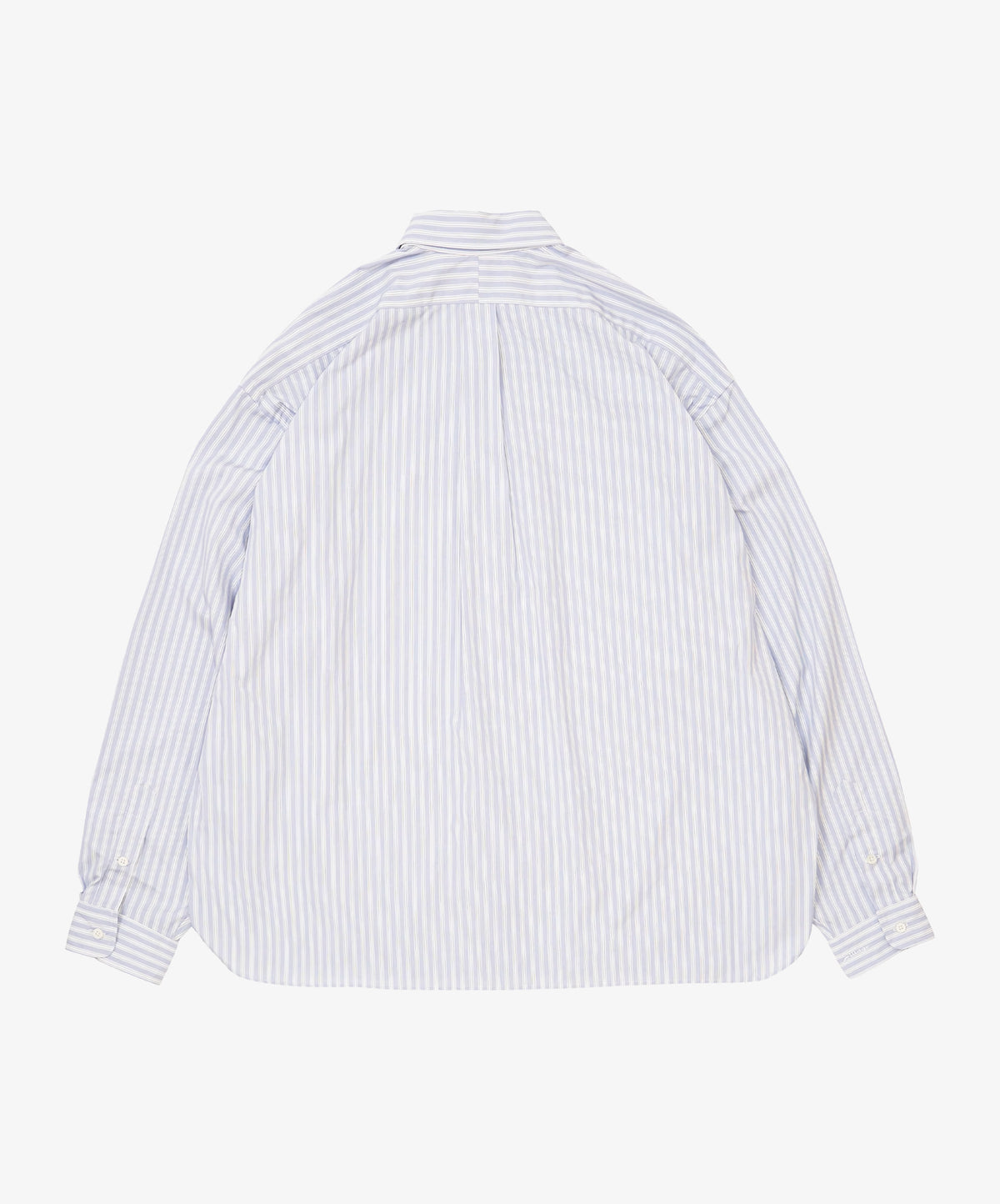 wide shirt high count blue stripe