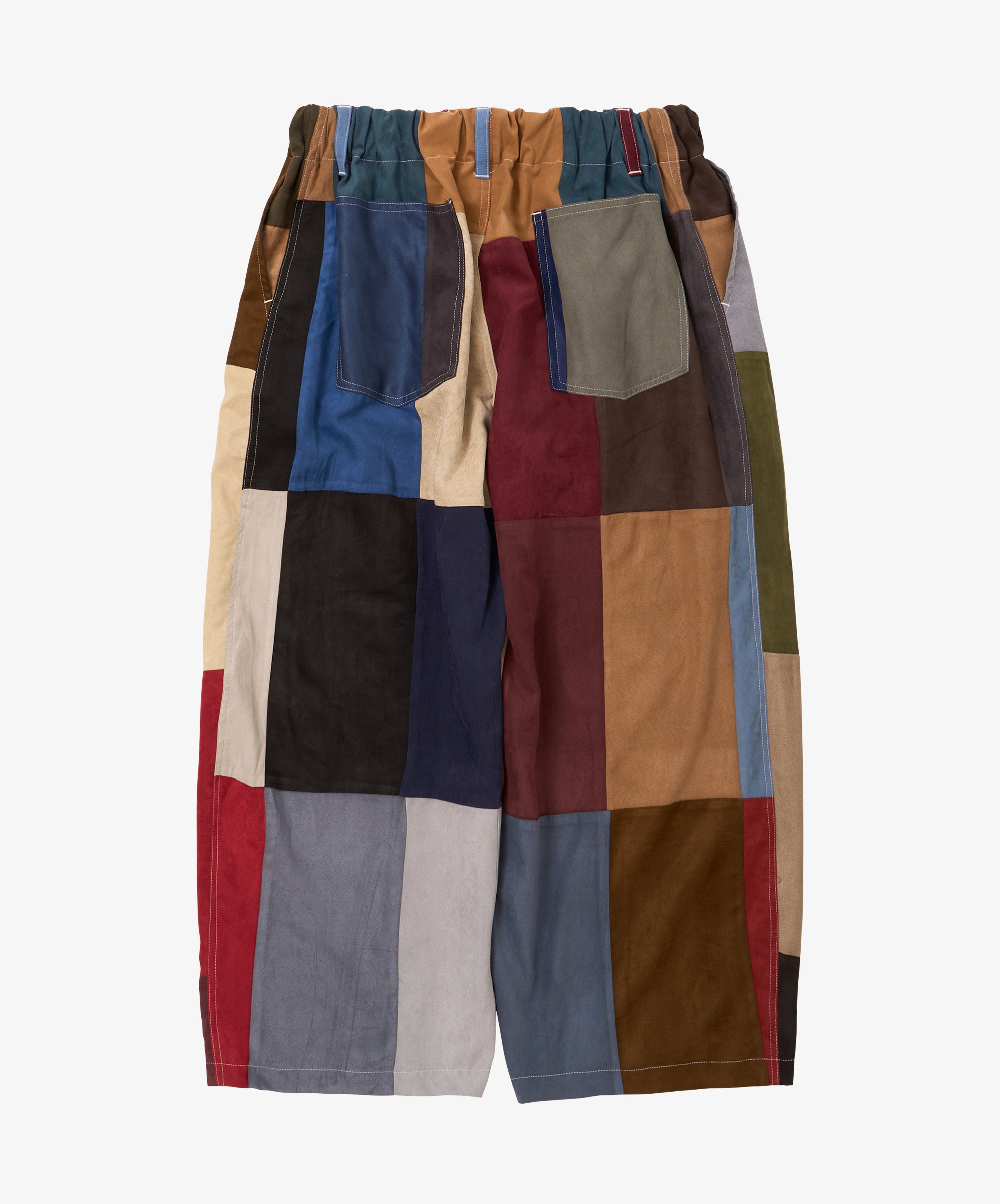 circular pants faux suede twelve