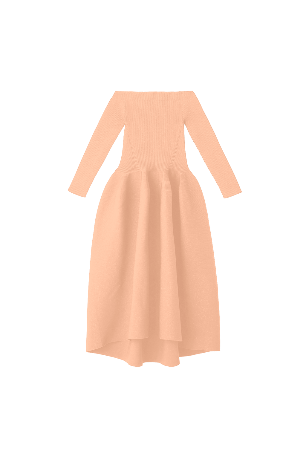 POTTERY HS OFF SHOULDER LONG SLEEVE DRESS