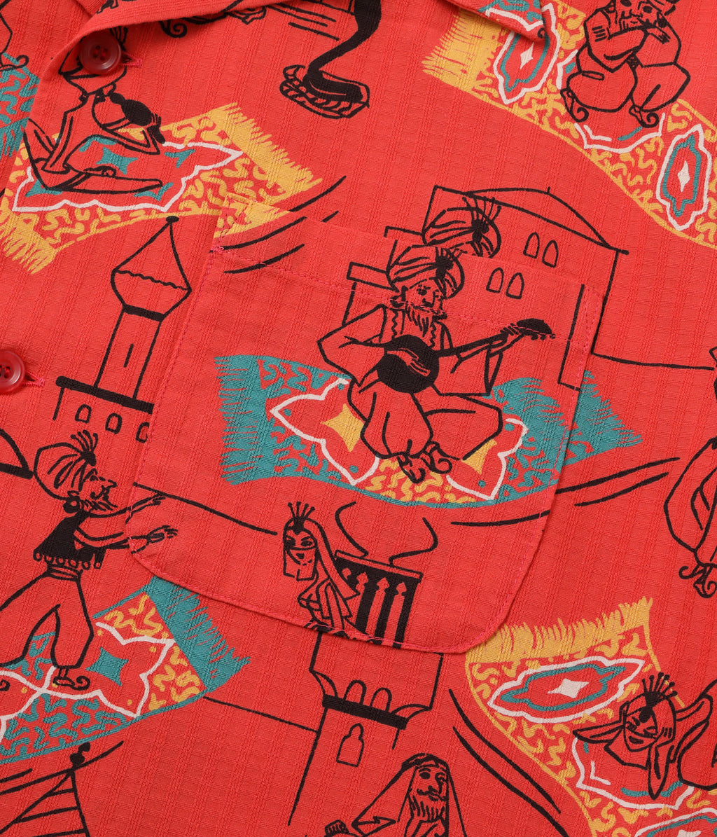 Dobby Cotton Open Shirt "Magic Carpet"
