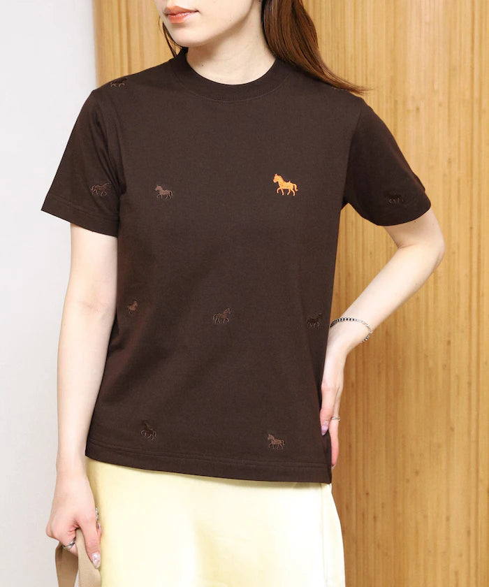Organic Cotton Allover Embroidery T-Shirt