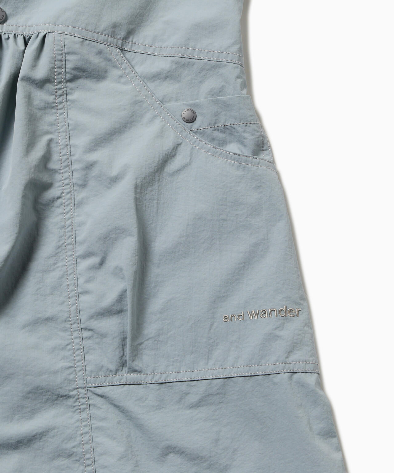 crinkled nylon cachecoeur (W)