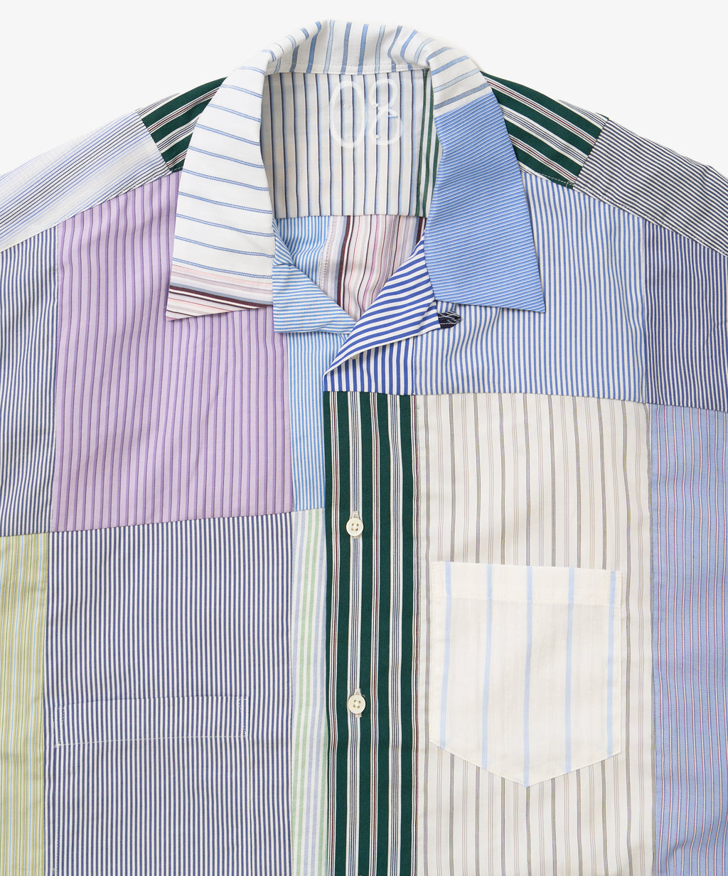 overshirt short sleeve stripe eight
