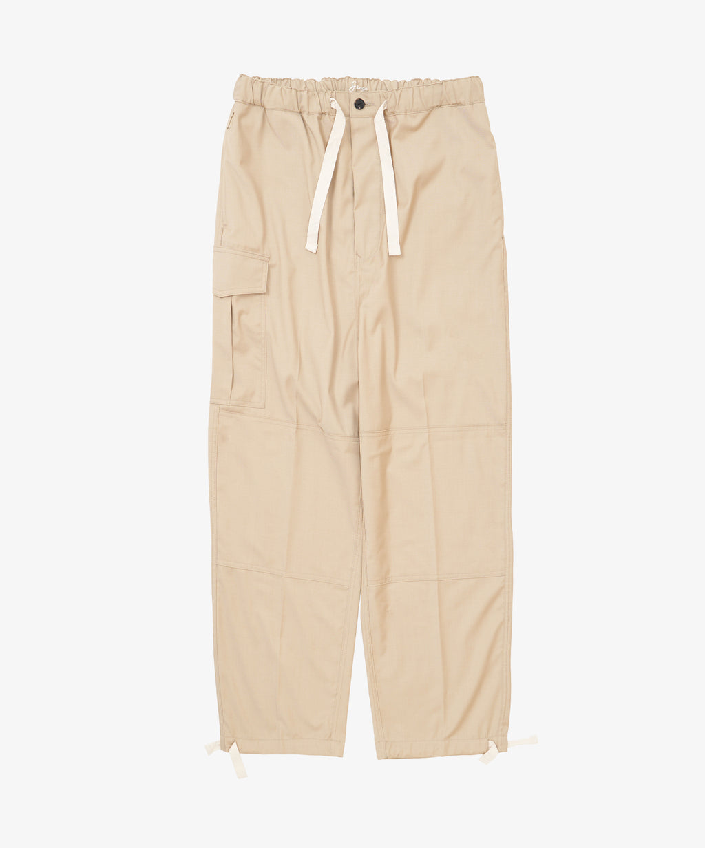 cargo pants beige twill