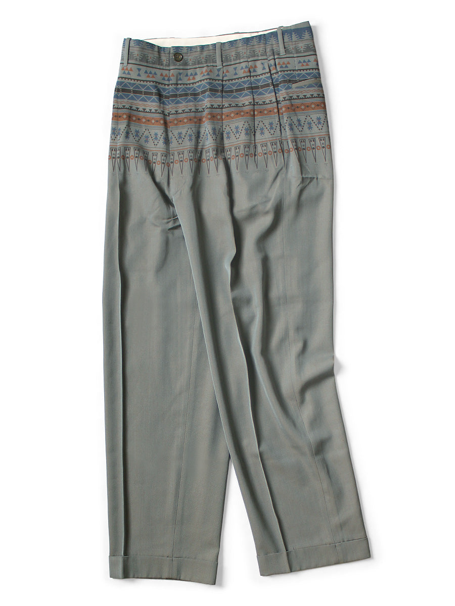 Wool Serge Slacks (Towncraft Tribe Pattern)