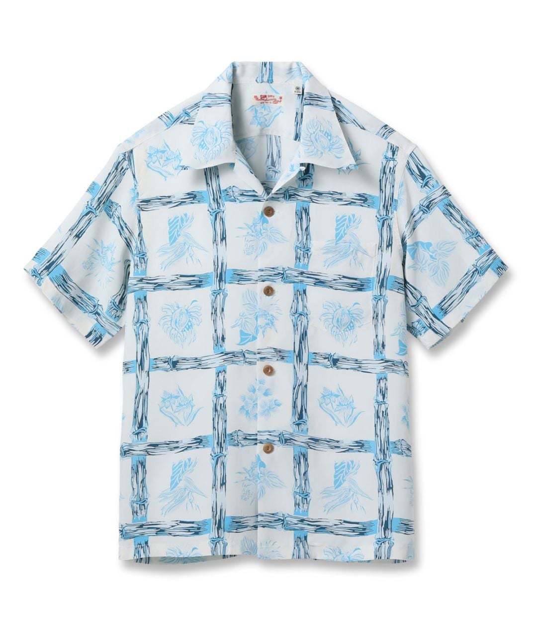 RAYON HAWAIIAN SHIRT “ISLAND PLANTS”