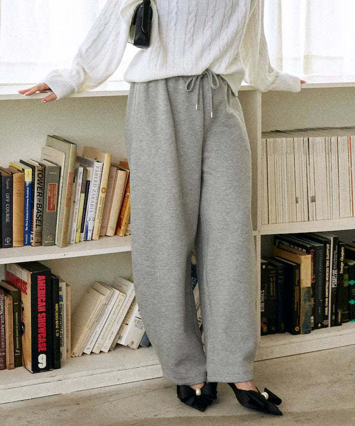 Brushed Back Sweat Curve Pants Limited Edition