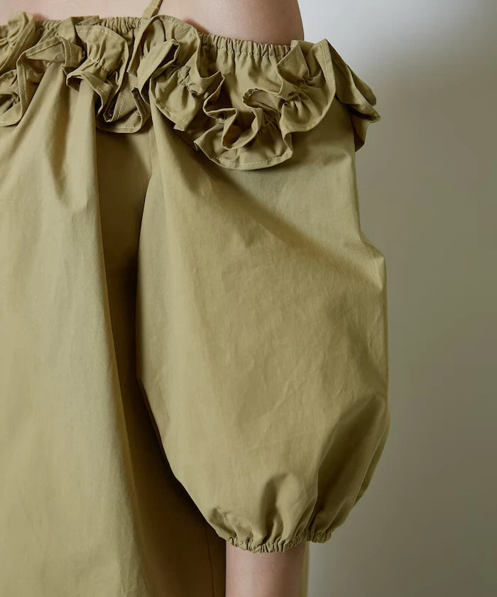 Frill Off-Shoulder Blouse Limited Edition