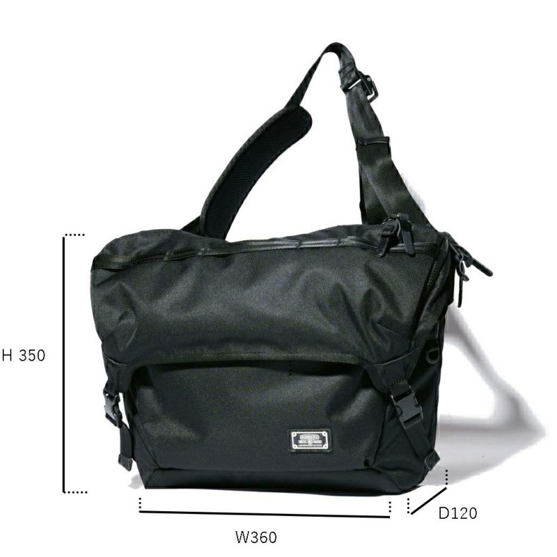 CORDURA DOBBY 305D MESSENGER BAG/BLACK
