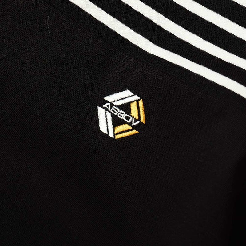 BLOCK MOCK NECK GOLF SERIES/ BLACK