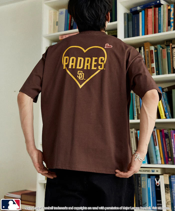 MLB Back Print Heart T-Shirt