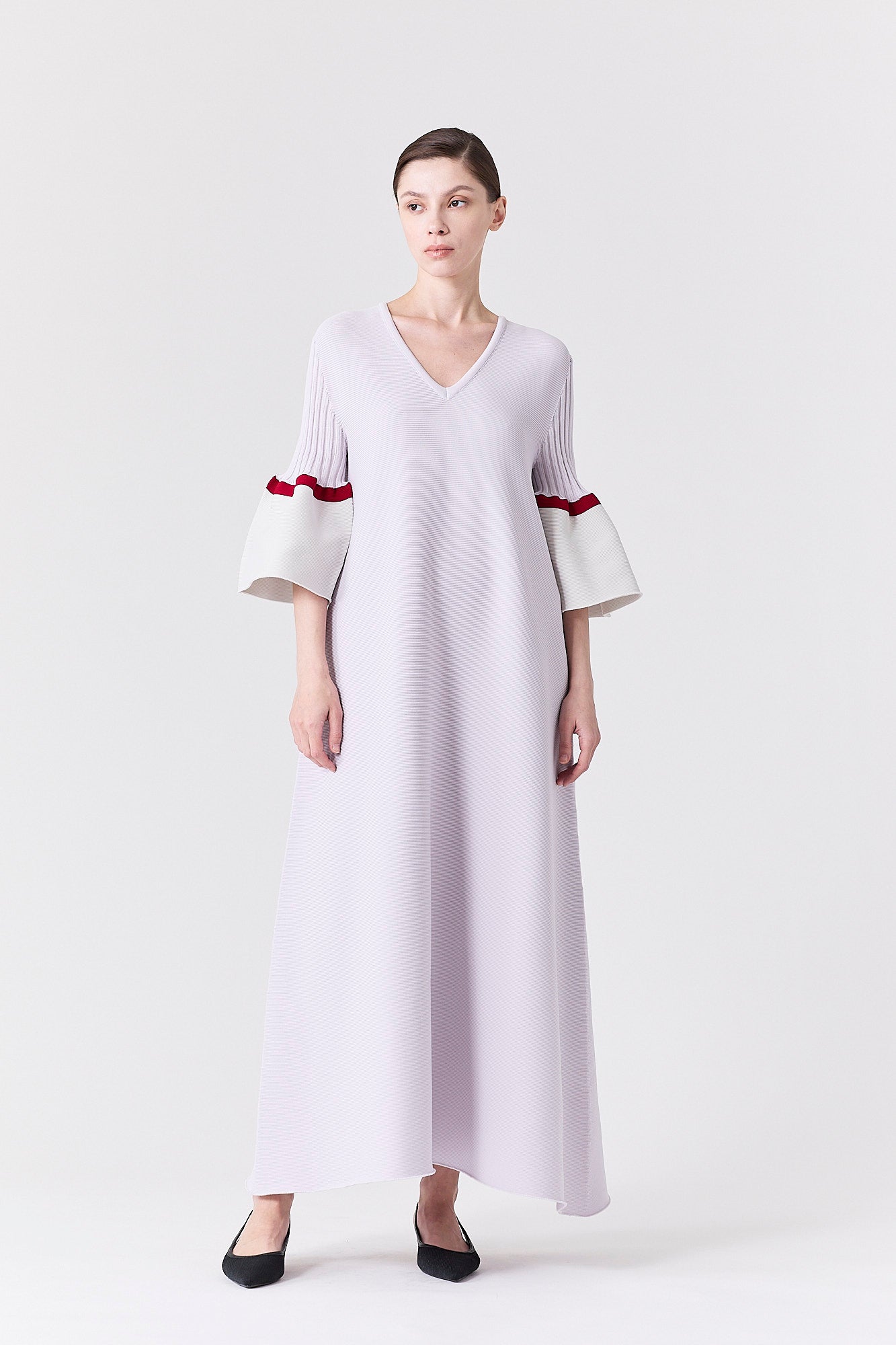 POTTERY SHORT BELL SLEEVE FLARE DRESS