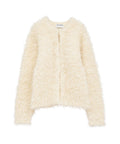SHAGGY COMPACT KNIT CARDIGAN
