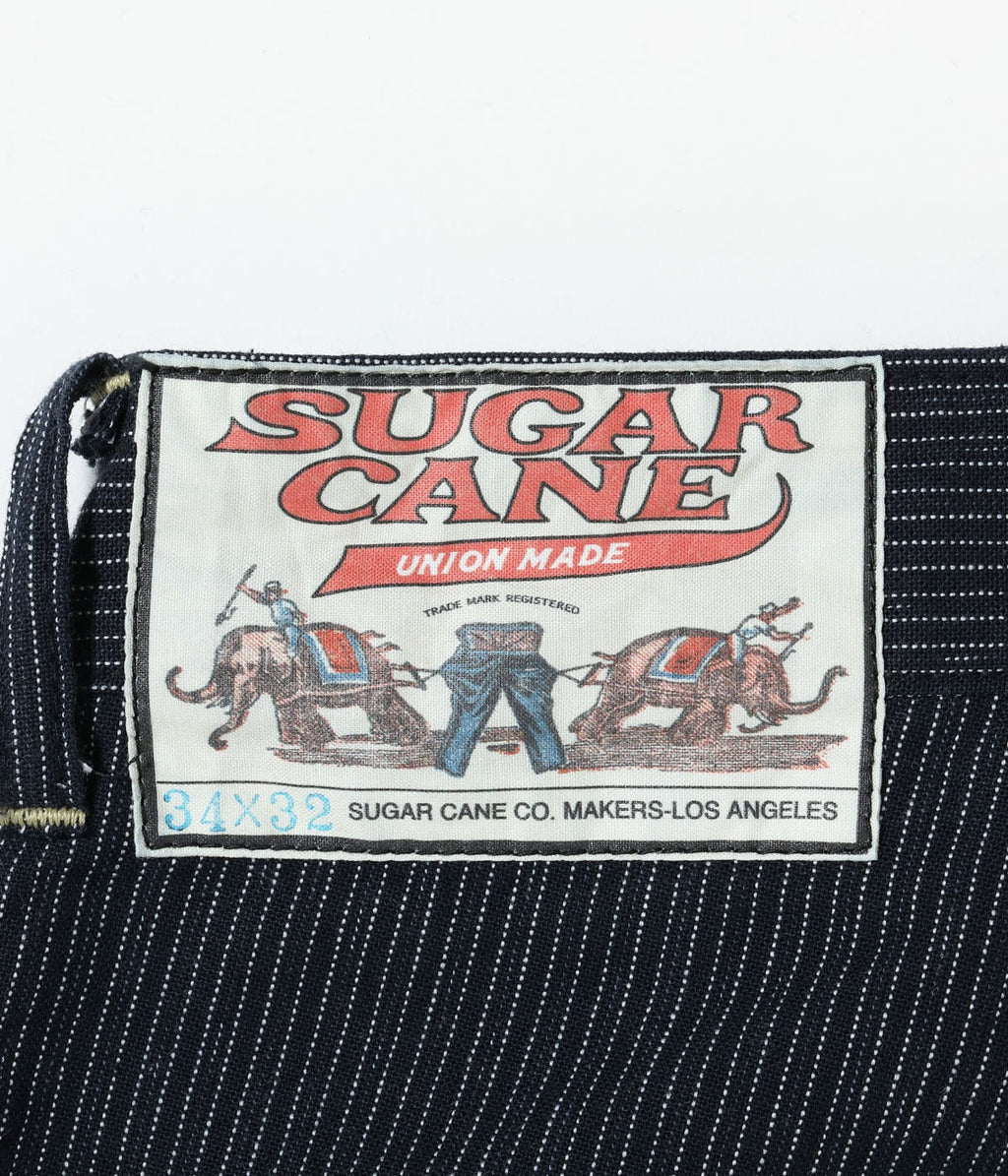 FICTION ROMANCE 8oz. INDIGO STRIPE WORK PANTS