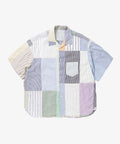 overshirt short sleeve stripe thirteen