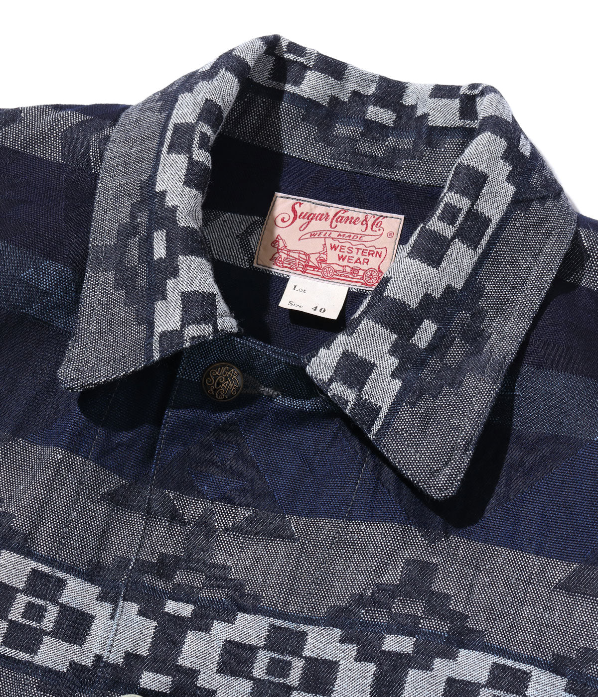 NATIVE AMERICAN COTTON JACQUARD JACKET