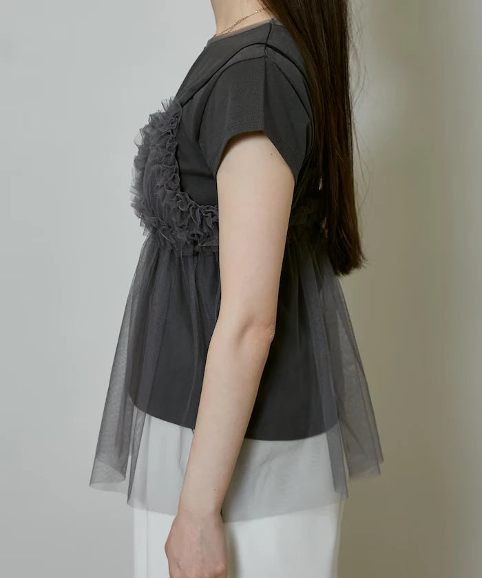 Tulle Bustier T-shirt Set Limited Edition