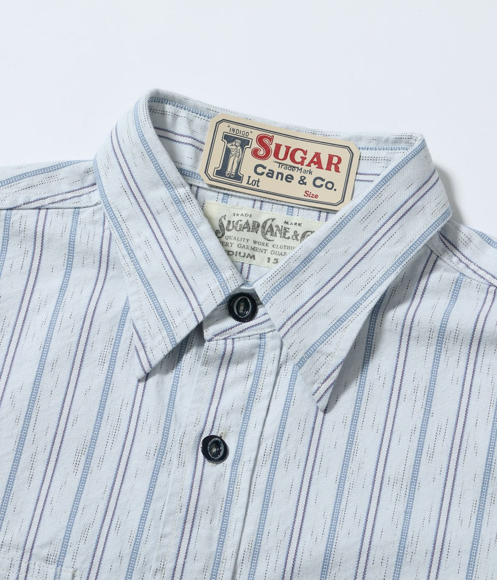 Fiction Romance 6oz. Indigo Stripe Work Shirt