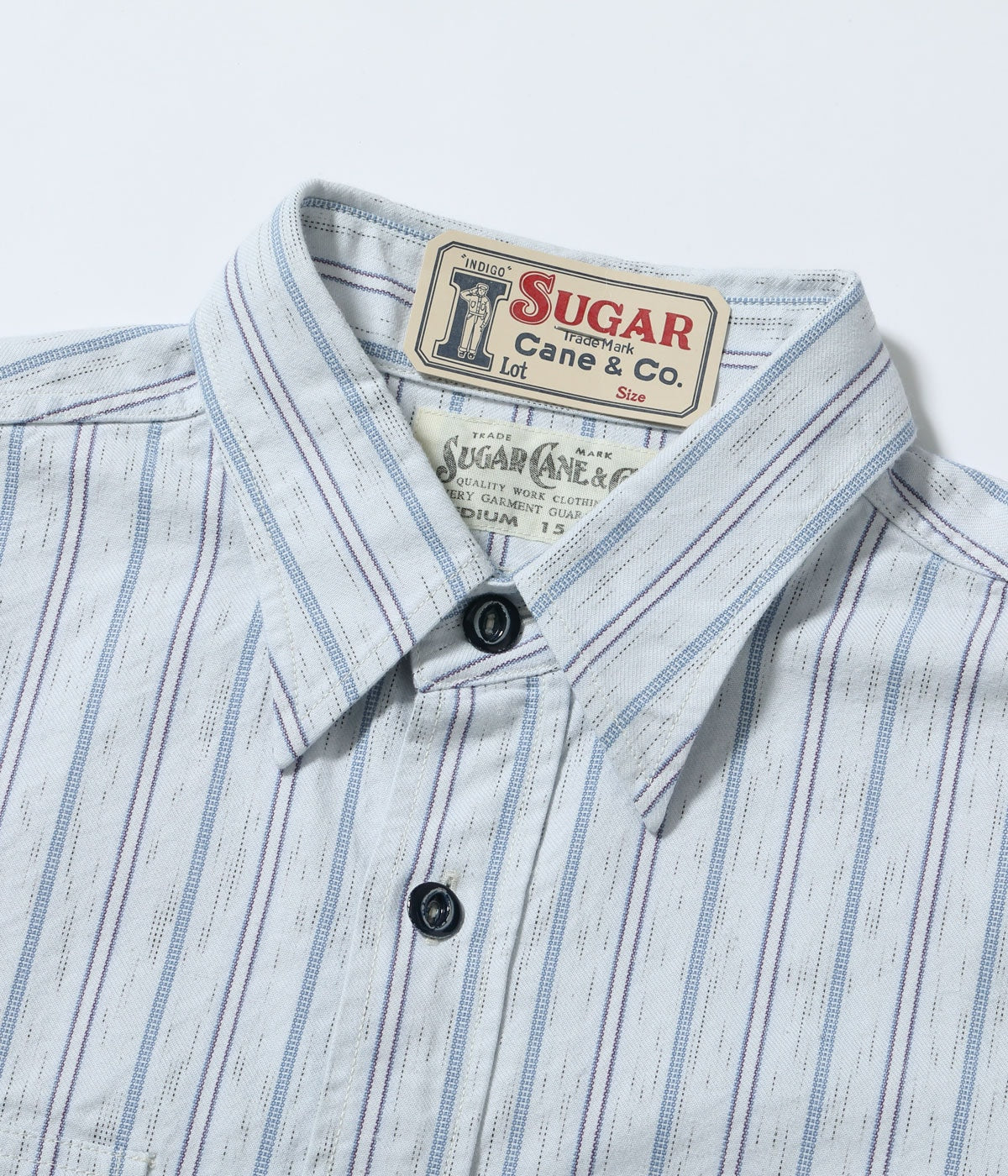 Fiction Romance 6oz. Indigo Stripe Work Shirt