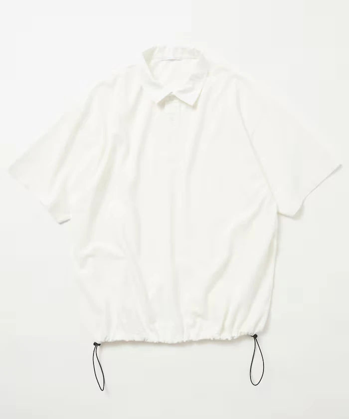 Big Silhouette Spindle Short Sleeve Tech Polo