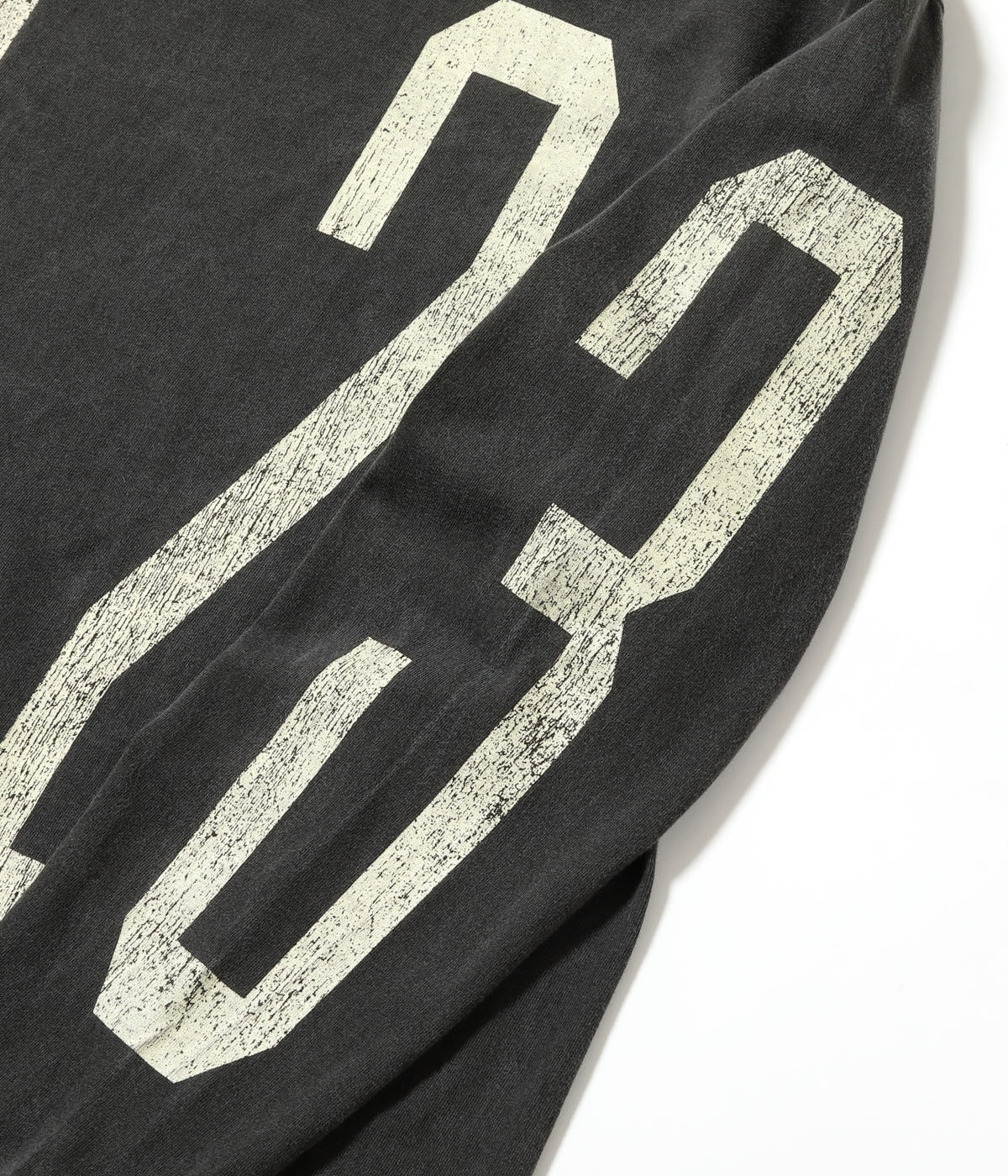 MODUCT PIGMENT DYED “UNLUCKY NUMBER” T-SHIRT (LONG SLEEVE)