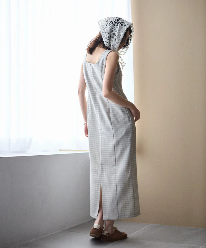 Camilla Check I-Line Dress / Suitable for Setup