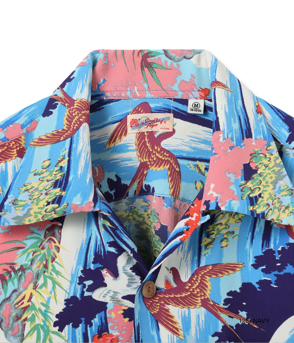 RAYON HAWAIIAN SHIRT “SWALLOW WILDLY FLUTTERING”