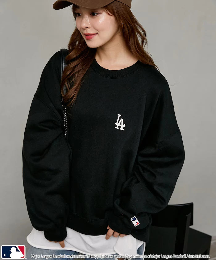 Custom MLB Fleece Super Big Silhouette Logos Wet Pullover Limited Edition