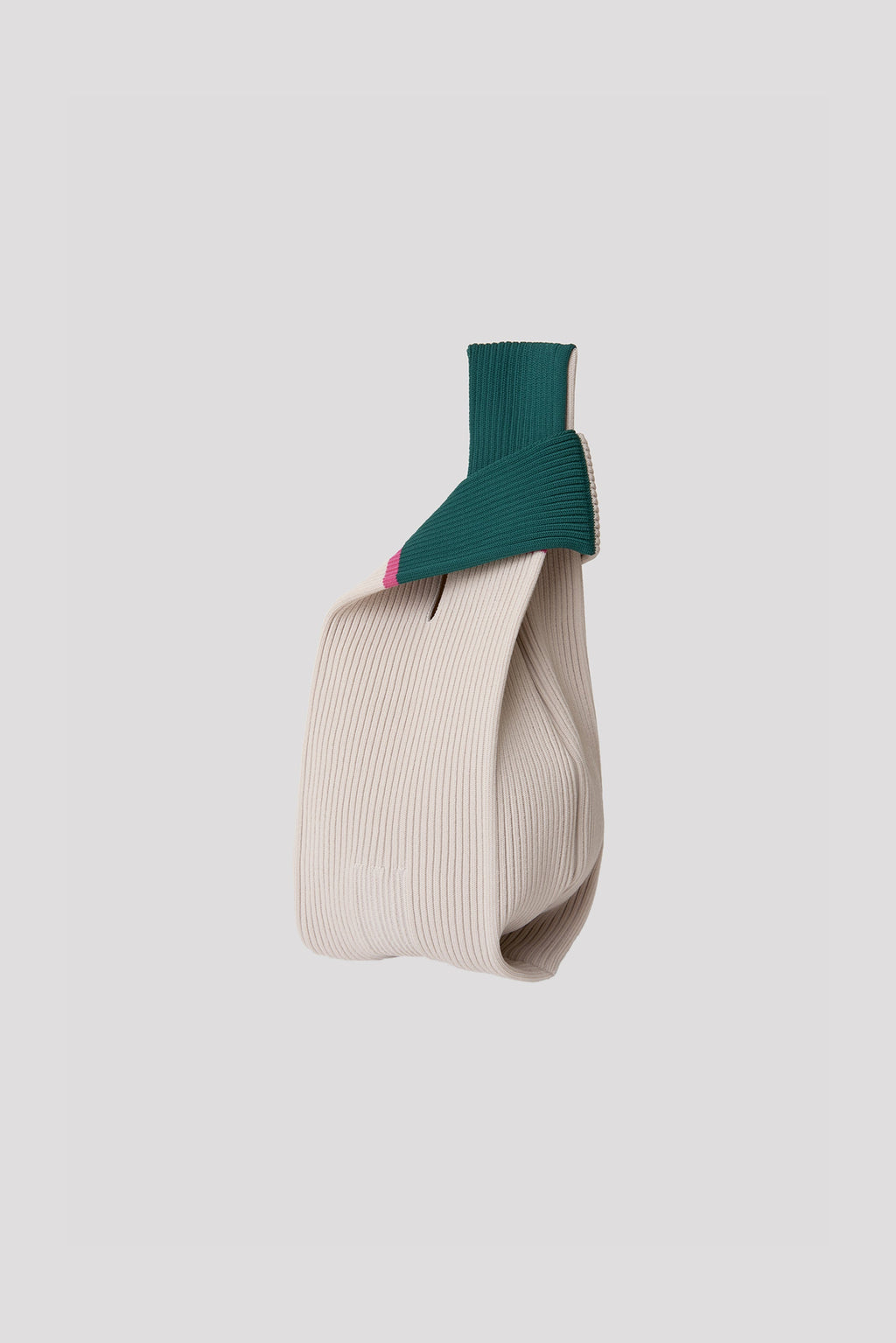 NOTCHED RIB HAND BAG