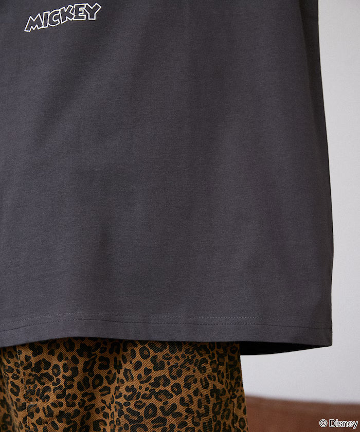 <Functional Material>Mickey Mouse & Minnie Mouse/Face T-Shirt Limited Edition