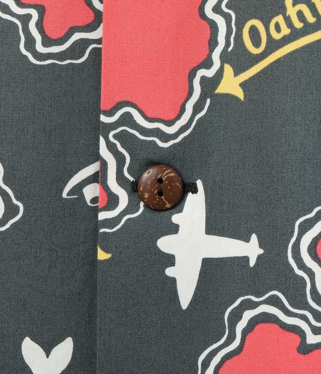 COTTON BROAD OPEN SHIRT “ROUND TRIP”