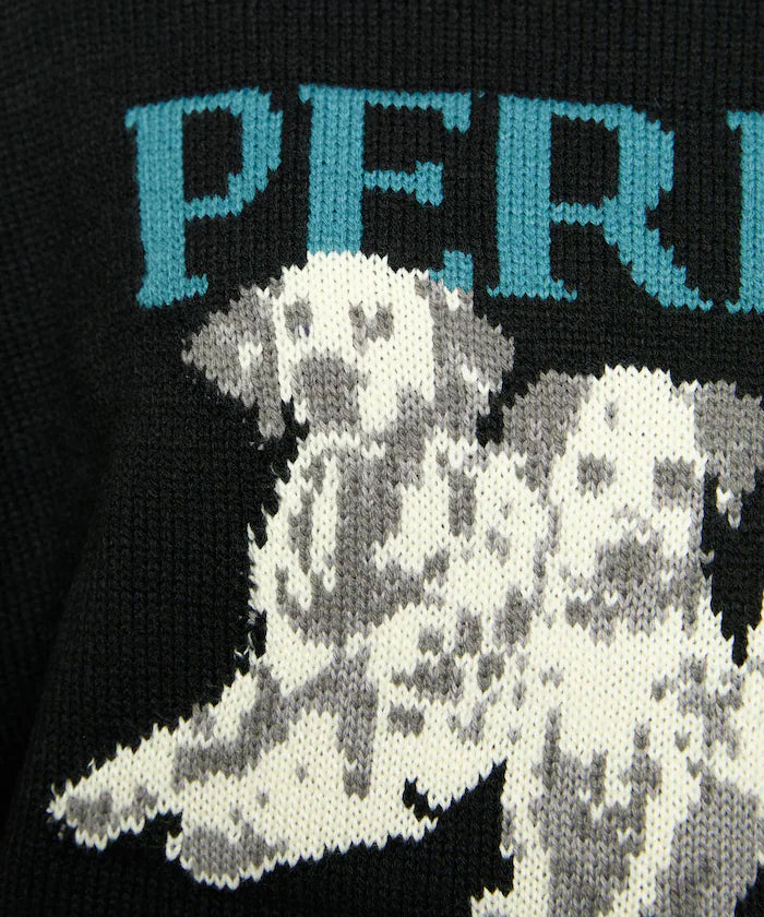 Dalmatian Dog Design Jacquard Knit Limited Edition