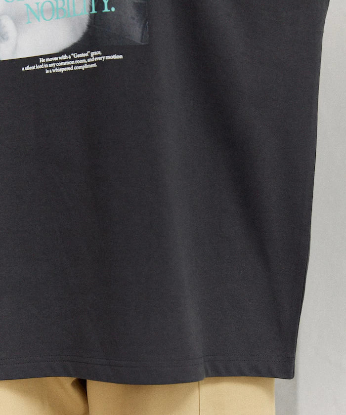 <Functional Material> Genteel Rabbit Print T-Shirt Limited Edition